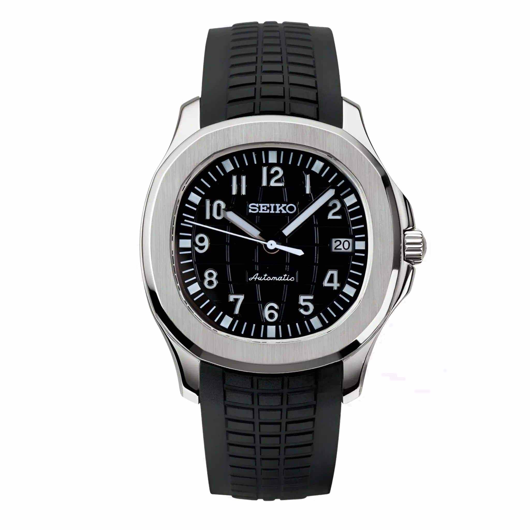 【コリラ】SEIKO MOD aquanaut 腕時計 ブラック NH35 コリラ】SEIKO MOD aquanaut 腕時計 ブラック NH35 Seiko Mod