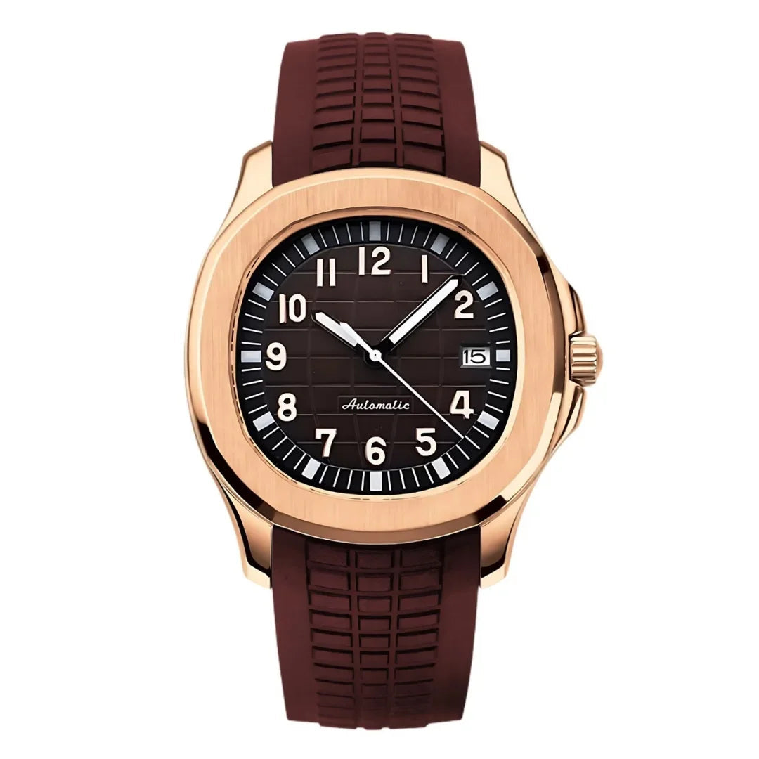 Seiko Mod Aquanaut Brown Rose Gold – Luxusuhr mit braunem Zifferblatt und roségoldenem Gehäuse