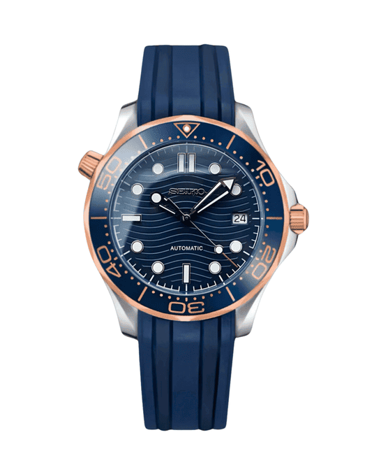 Seiko Moddys Rose Gold Blue