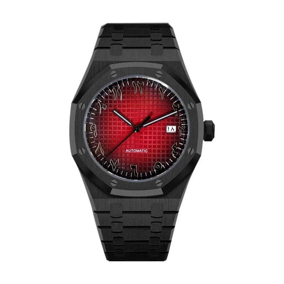 Seiko Moddys Royal-Oak Arabic-Black Red